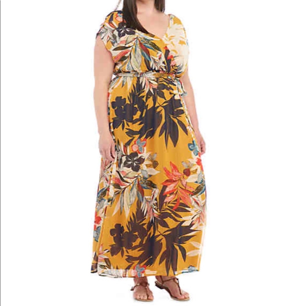 Luxology tropical dress PLUS size
